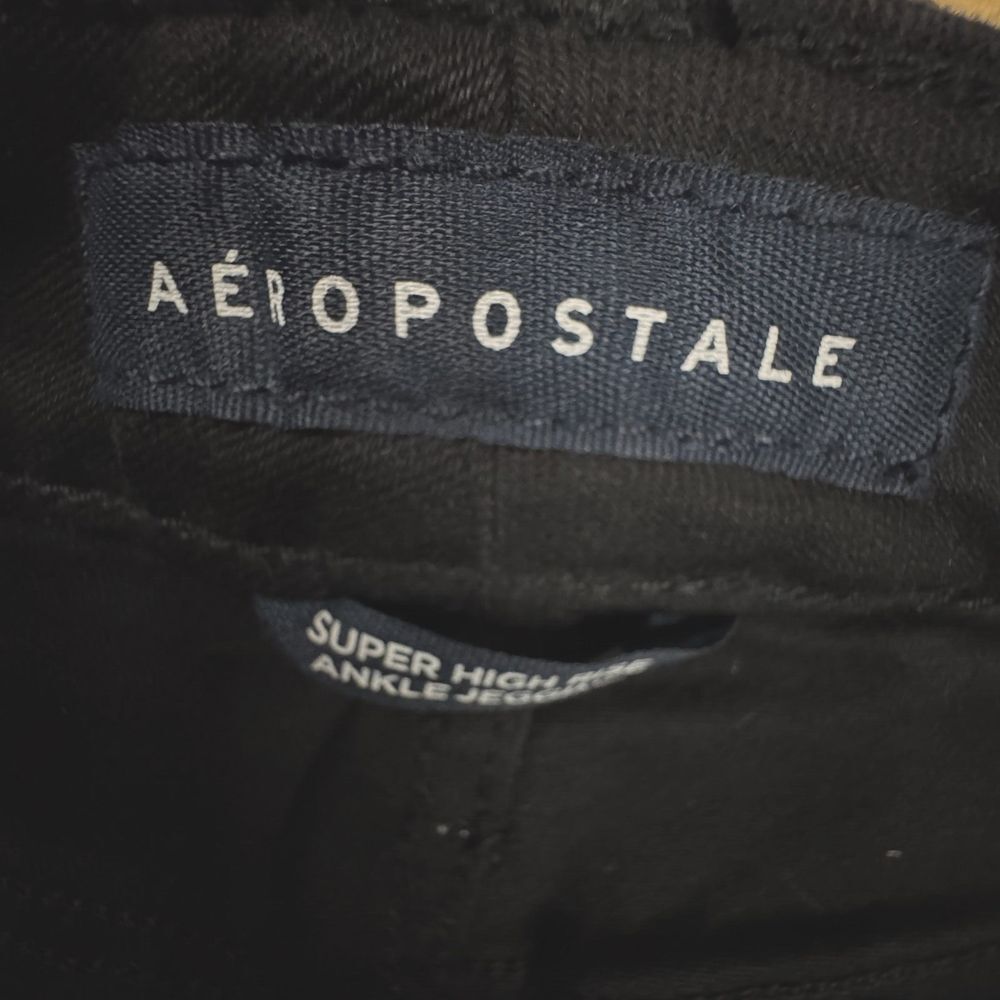 Aeropostale NWT Women's Black Jegging Size 6R (28x27) Super High Rise - Picture 10 of 12